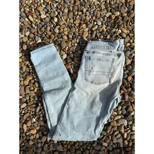 Womens American Eagle Light Wash Jeans - Super Stretch Size 0 Regular